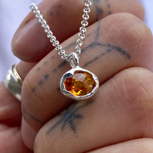 Citrine Layering Pendant