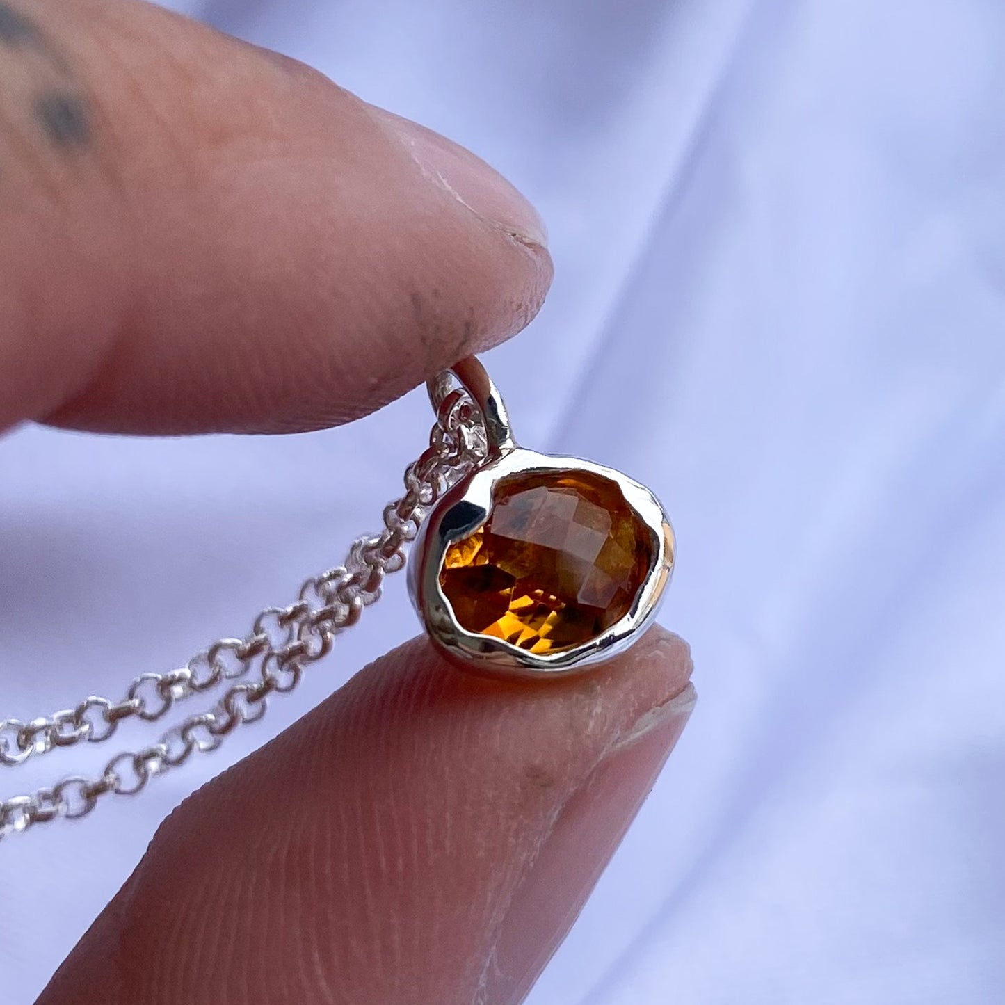 Citrine Layering Pendant