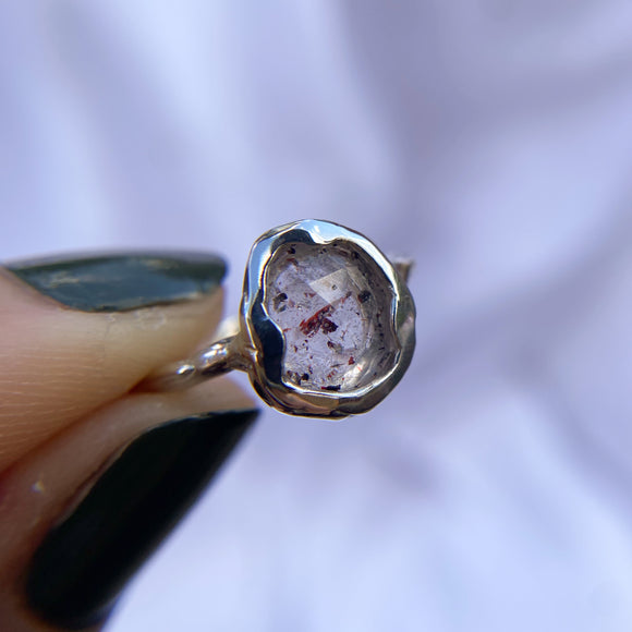 Sterling Silver Ring - Super 7 Quartz